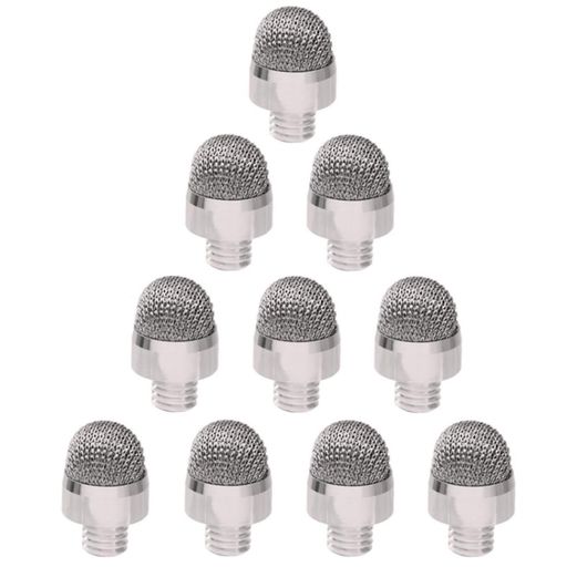 サムコスタッチペン交換用ペン先10個セット導電繊維スタイラスペンコンデンサペン部品ツムツム用タッチペン静電容量式ディスクユニバーサルスマホAndroidiPhoneiPadタブレットSwitchタッチ…