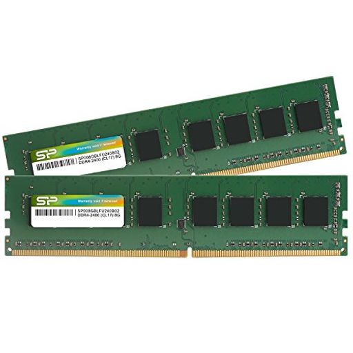 シリコンパワー デスクトップPC用メモリ DDR4-2400(PC4-19200) 8GB×2枚 288PIN 1.2V CL17 SP016GBLFU240B22