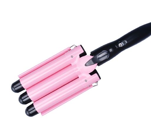 BabyCenter1号店プロ仕様Max210°Cセラミックコーディング3連バレルのウェーブアイロンヘアアイロン(2段..