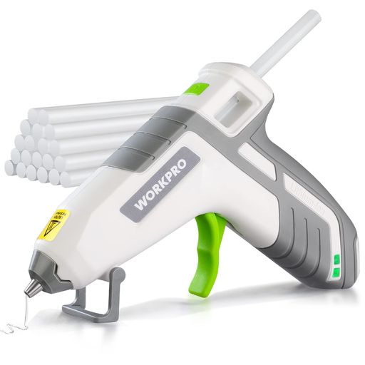 WORKPRO グルーガン コードレスグルーガン ボンドガン スティック20本付 3.6V TYPE...