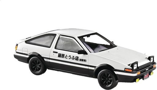青島文化教材社(AOSHIMA)ザ・スナップキットシリーズNo.CM1頭文字D拓海のハチロク1/32スケール色分け済みプラモデル