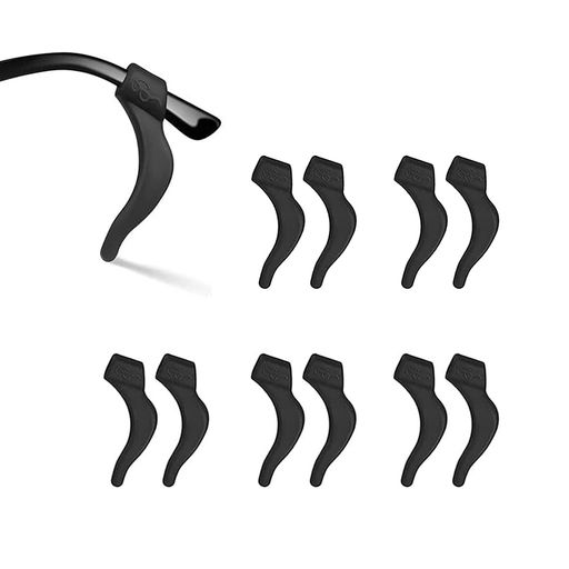 [Topatrol]メガネ滑り止め耳めがね固定メガネロック5ペアセットメガネズレ落ち防止軟質シリコン柔らかい弾性メガネストッパー耳メガネズレ防止耳フックメガネ固定眼鏡ずり落ち防止スポ…