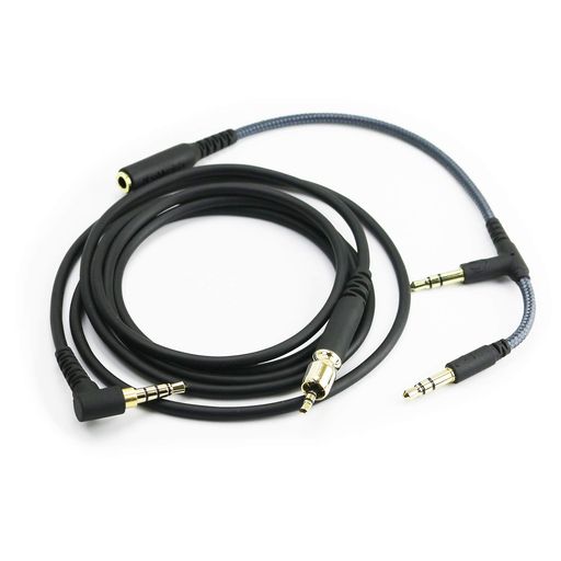 NewFantasia交換用オーディオケーブルEPOSH6Pro、GSP301、PC38X、GSP302、GSP602、GSP601、H3ゲーミングヘッドセットに対応1.3m/4.3フィート