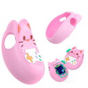 CHUNSHUN新登場fortamagotchiparadiseケースシリコーン保護カバー耐衝撃防塵キズ防止装着充電可能全面保護ケースtamagotchiparadise対応(pink)
