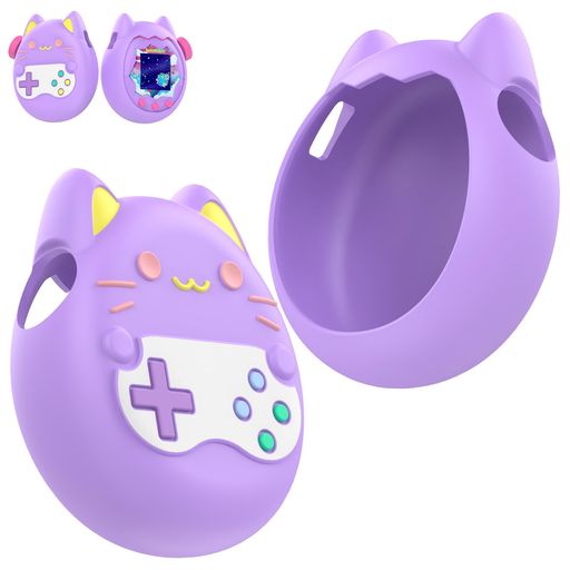 FORTamagotchiParadise用ケース【2025新型】fたまごっちパラダイス用シリコンケースかわいい柔らかいシリコン製子供向き軽量耐衝撃ギス防止指紋防止装着充電可能落下防止全面保護ケース(パー…