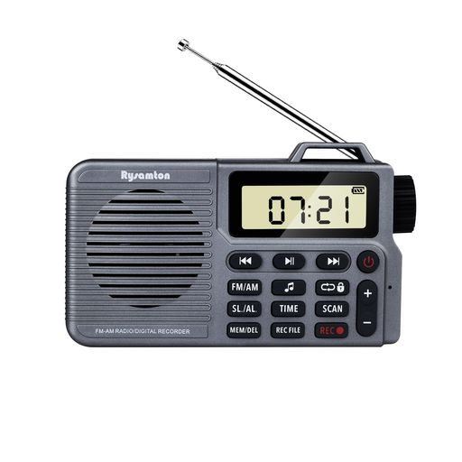 高感度受信&amp;大文字表示:高性能DSPデジタルチューナー搭載のFM/AM小型ポータブルラジオです。360度回転FM/AMロッドアンテナとAMアンテナを搭載しております、抜群な受信感度を実現できます。大きいSTN液晶を採用、明るいバックライト付き、大文字表示、多角度からより明晰に見えます。 自動選局&amp;お気に入り局:本機はオートスキャン機能を搭載しております、お使いの地域で受信可能な放送局を一括してメモリー登録できます。FM/AM各バンドで99局保存できます。 アラーム機能&amp;オートオフ機能:本機は高音質クロックラジオです、ラジオを切る時、時刻を表示します、12H制と24H制を設定できます。アラームを設定できます、ラジオ音声がアラームの音になります。設定時間になったら、ラジオは自動的に電源が入れ放送開始します、お気にいるチャンネルを見逃すことがないです。オートオフ機能で10~120分間を設定可能です。寝る前にスリープ機能でラジオの電源オフ時間を設定して、ラジオを付けたまま、お気楽に眠れます。 小型ラジオ:本機はコンパクトでポッケトサイズで、持ち運びが便利です(幅117mm*奥31mm*高さ70mm)。