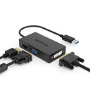 【特徴】:USB3.0ポートからHDMI / VGA / DVI3タイプのディスプレイへの出力をサポートします。 LCD TV、HD TV、モニター、プロジェクター、LCDモニターなどをHDMIおよびDVIまたはVGAポートに接続するだけで、信号をHDMI / DVI / VGA信号に変換できます。 USB 3.0を使用すると、最大5 GBPSの高速データ伝送で周辺機器を即座に接続できるため、シームレスで高速なデータ伝送が保証されます。 製品の底は4つの滑り止めPVCマットがついて、アダプターを保護し、摩耗や擦り傷などがつく心配はありません。 高品質なABS素材採用、強度と耐久性を高めて、振動·衝撃·落下からアダプターを守ります。 【ミラーモードと拡張モード】:WAVLINK USB 3.0 デュアル 2K ディスプレイ アダプターは、3つの画面で同じコンテンツを共有して視覚的な楽しみを提供するだけでなく(ミラーモード)、分割画面表示でコンピューターを拡張することもサポートします(拡張モード)。 ホームシアター、ビデオ会議、企業トレーニングなどに最適です。