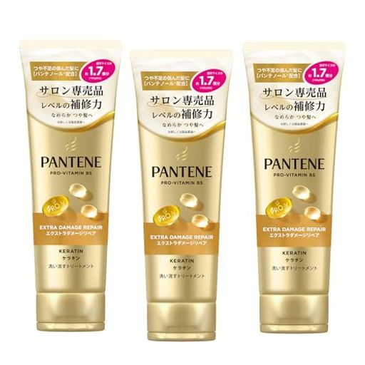 パンテーン洗い流すトリートメント300gx3個[1.7個分x3]特大サイズエクストラダメージリペア【まとめ買い】