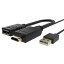 VCOM HDMI TO DISPLAYPORTアダプタ コンバーターHDMI TO DP USB変換ケーブル 充電ポート搭載 単方向 4K@60HZ HDMI オス TO DP メス DISPLAYPORT 1.2 HDMI 2.0 XBOX