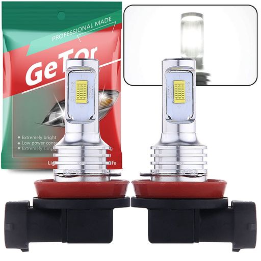 フォグランプ ➊高輝度:このh8/h11 ledフォグランプは両面抜群の視認性高品質3570 CSPチップ搭載採用して、ハロゲンより50%省エネなのに300%明るさUP!超輝度で、ハロゲンより大幅に視認性を高めています。大雨の中屋道の悪い路面を走行しても高い耐久性を発揮し永くご愛用していただきます。特に夜間の雨·雪·霧などの悪天候で威力を発揮する光色。 ➋強力な放熱効果&amp;耐久性抜群:このH11 H8/H9/H11/H16 led フォグランプは航空用アルミ合金材質を採用、放熱効果が抜群で、LED素子の耐久性もアップでき、50000時間以上使用できます。長時間点灯しても耐えられ、安定した発光が可能です。雨の中でも安全に運転出来ます。 ➌安全性高い、性能安定:この車用ledフォグランプ H11 LEDバルブは高性能定電流ICドライバー搭載。EMC機能内蔵、点滅しない、FMは干渉しない。大部分車種はエラーフリー!(ご注意: ほとんどの車種で取り付け可能ですが、稀にバルブ裏の狭い車種等では取り付けできない場合がございます。念のため購入前に商品サイズをご確認ください。