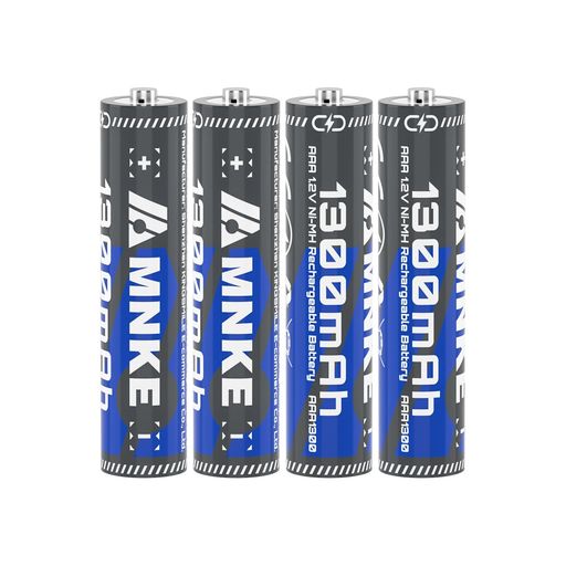 VENNERLI AAA 1300mAh 充電式ニッケル水素電池 1.2V 低自己放電 1200回以上充電可能 マイク・おもちゃ・ゲームパッド・キーボード用 (4本パック)