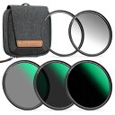 K&FCONCEPT77MM磁気アダプターリング+GND8+ND8+ND64+ND10005点セットNDフィルターハーフNDフィルター磁気吸着装着便利フィルター...