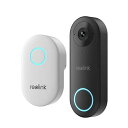 【2.4/5GHZ WIFI】REOLINK 500万画質 ワイヤレスビデオドアベル 玄関チャイム付き ALEXA対応 工事不要 インターホン 180°超広角ビデオドアホン 双方向音声 AI人体検知 プリモーション録画 検知エリア設定 MICRO