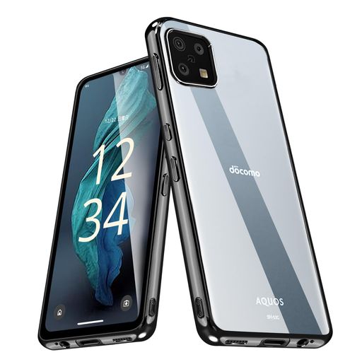 Rakuten - XiTianBaoAQUOSSense6ケースSense6s耐衝撃クリアSHG07SHG05SH-54BSH-RM19SH-M19透明カバーTPU軽量薄型スマホケースストラップホール付き全面保護米軍MIL規格