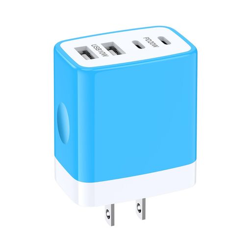 「新型4 in 1 Type-C 充電器」旧モデルの4ポート充電器と比較して、このモデルはUSB-Cポートが追加され、主流なPD急速充電機能を対応できるようになりました。30分で最新登場のiPhone 16を0%から55%以上まで充電することができます。スマホのバッテリーを保護するため、充電量が80%に達した後、トリクル充電モードが自動的に開始され、バッテリー寿命を効果的に延ばします。また、スマートチップを搭載し、USBポートに接続機器の端末を自動で判別し、スマホとタブレットなど、それぞれの機器に合わせた最適な出力で充電します。 「1台4役な充電コンセント」デュアルポート USB 充電器とデュアルポート USB C 充電器は、充電器業界で非常に人気の組み合わせです。 4つのUSBポートを搭載しているので、たった1つのコンセントから友達や家族全員の機器を最大4台同時に充電できるusb 充電アダプターです!元のUSB充電器の最高の代替品です。