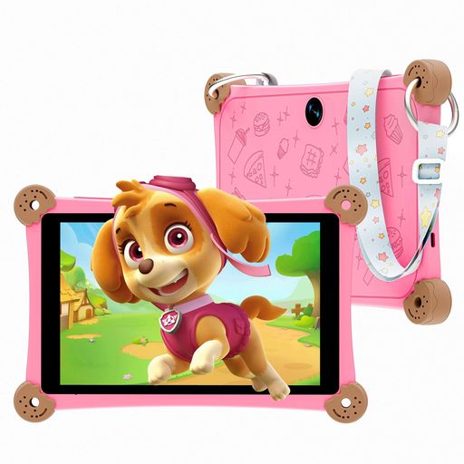 楽天Raspberry Market【2024初登場 キッズ タブレット 肩掛け型】TOPSAND N8 KIDS タブレット 8インチ 子供用 WI-FIモデル 5G WIFI6 アンドロイド TAB 4700MAH大容量バッテリ 5MPカメラ HD解像度 BT5.0 GMS認証