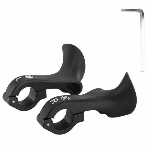 Rakuten - DFsucces自転車バーエンド自転車副ハンドルバー内径21.8-22.2mm補助ハンドルバー軽量滑り止め変形防止取り付け簡単ロードバイク/マウンテンバイク用