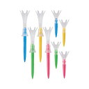 【星野陸也プロ使用ティー】ダイヤゴルフ(DAIYA GOLF) トマホークティー ロング&ショート 8本入 高さ調節可能 飛距離アップ 高耐久 折れにくい 見つ...