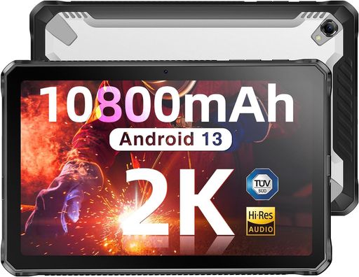 DOOGEE タブレット R10 ANDROID 13 8コア 10.36インチ WI-FIモデル 15GB 128GB 256GB拡張 防水 防塵 耐衝撃タブレットPC タブレット4G LTE, WI-FIモデルMT8781 8コアCPU