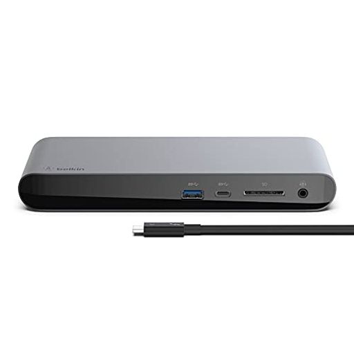 1本のケーブルよりあらゆるUSB-C対応のデバイスに接続し、あらゆる拡張性を実現します。付属の電源より本製品と接続デバイスへの給電が可能です。ホームスタジオや撮影スタジオなどで編集など高度な作業を行われる、音楽・写真・映像など様々なジャンルで活躍されているクリエイターには最適で不可欠なパートナーです。 豊富な接続ポート:(正面)USB-A 3.1 Gen 2、USB-C 3.1 Gen 2、UHS-II SDカードリーダー、オーディオジャック (イン/アウト)、(背面)電源入力 (170W)、Thunderbolt 3 (最大85W、付属のThunderbolt 3ケーブルでご利用デバイスと接続)、Thunderbolt 3 (Thunderbolt 3/USB-Cデバイスに接続)、Displa 強力な電源供給を実現: 170W電源PSU付属により、本製品とご利用のパソコンを付属のThunderbolt 3 ケーブルで接続し、接続されたパソコンに最大85Wの電力を供給し、ご利用のパソコンは別の電源ケーブルなしで充電が可能な「アップストリームチャージング」を行います。