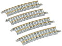 TOMIXNゲージカーブPCレールC280-15-PCF4本セット1194鉄道模型用品