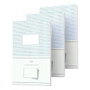 JIAWEIノート(3セット)キャンパスノートノート無地日記ノート会議ノートA5サイズ14.5X21CM32枚80GSMの厚さの紙ブックエクスパンデッド(64ページ)