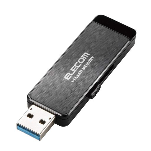 エレコムUSBメモリ32GBUSB3.0情報漏洩対策パスワードロックハードウェア暗号化機能搭載ブラックMF-ENU3A32GBK(2.0)