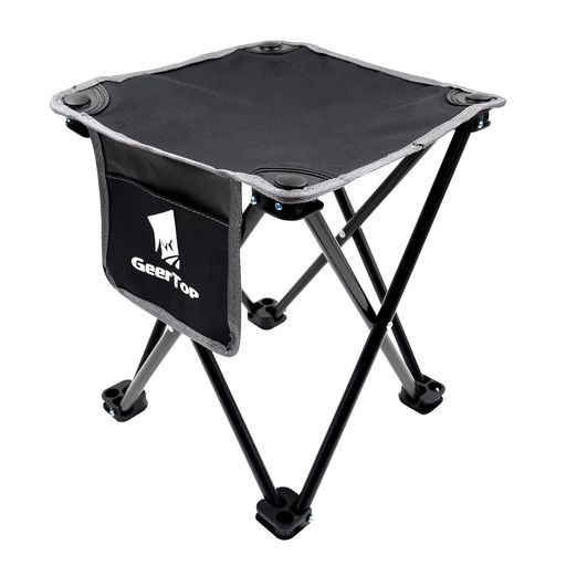 GeerTopアウトドアチェア折りたたみキャンプ椅子コンパクト軽量耐荷重140kg座面高35cmキャンプチェアい..