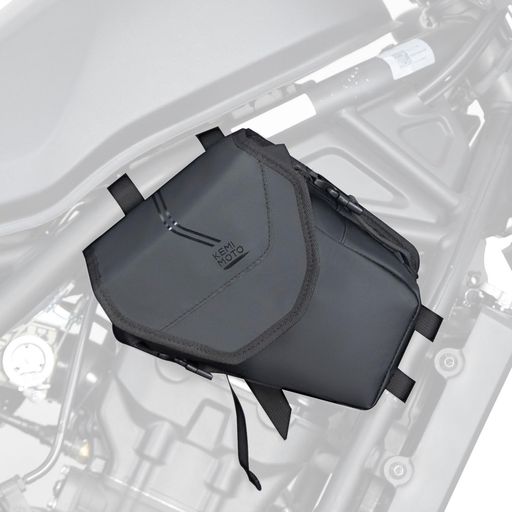 KEMIMOTOバイク用レブル250フレームバッグ3LCL250防水バッグ小物入れPVC全防水ブラックサイドバッグrebel250/500/1100/CL250/50
