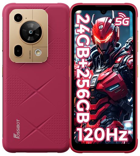 FOSSiBOTF112Pro5GスマホSIMフリースマートフォン本体Android14スマホ本体24GBRAM+256GBROM1TB拡張7150mAhバッテリータフネススマホ6.88インチHD+IPS大画面