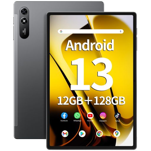 【2024 NEW ANDROID 13 タブレット10.51インチ】SGIN タブレットSIMフリー 、12GB+128GB+1TB拡張、8コアCPU、1920*1200 FHD IPS、6200MAH+TYPE-C+13MPカメラ+SIM対応 4G