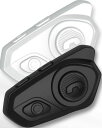 【新登場】ForJESIMAIKバイクインカムR16Pro保護ケースカバーシリコン製全面保護取付カンタン防水耐衝撃耐久性キズ防止(ブラック+ホワイト2枚セット)