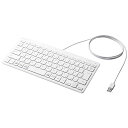 エレコムキーボード有線パンタグラフミニキーボードホワイトTK-FCP096WH