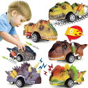 [安心の素材] - 6種類の恐竜プルバックカーは環境に優しいPVC素材を使用し、安全で無毒、高品質で耐久性に優れています。 [知育おもちゃ] - この恐竜のリターンカーで、子どもたちは想像力と創造力を養いながら、さまざまな種類の恐竜について学ぶことができます。6種類の恐竜の車は、子どもたちが恐竜の世界に入り込み、一緒に恐竜ごっこをしながら冒険をすることができ、コミュニケーション能力も向上させることができます。 [リアルなデザイン] - この恐竜プルバックカーセットには、翼竜、ステゴサウルス、アンキロサウルス、ベロキラプトル、トリケラトプスとティラノサウルス・レックスの 6 種類の恐竜が含まれています。これらの恐竜のおもちゃは、非常にリアルな恐竜のデザインで、すべて手描きされています。 [使いやすいおもちゃ] - 恐竜のおもちゃの車は、握りやすく持ちやすいサイズで、室内でも屋外でも遊べます。恐竜の車を軽く引いてから離すだけで、長い距離を走ることができるので、子どもでも簡単に遊べます。 [プレゼントにも最適] かっこいい恐竜と楽しい乗り物は、恐竜や車が好きな男の子や女の子へのプレゼントに最適です。