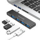 MOGOODUSBハブ3.0USBディスペンサUSBポートエクスパンダUSBマルチポートアダプタノートパソコン、フラッシュメモリドライブ、HDD、コンソール、プリンタ、カメラ、キーボード、マウス