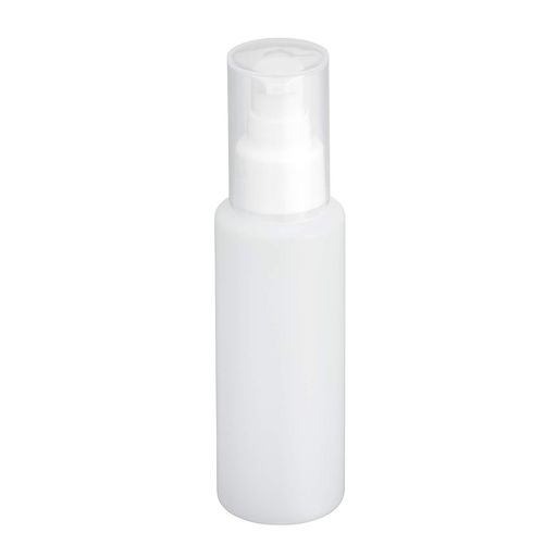 貝印ジェルポンプ乳白色100mlボトル化粧ボトルぼとる透明容器ポンプぽんぷジェル旅行トラベルYOUTIME(ジェル・乳液等の使用に)1個