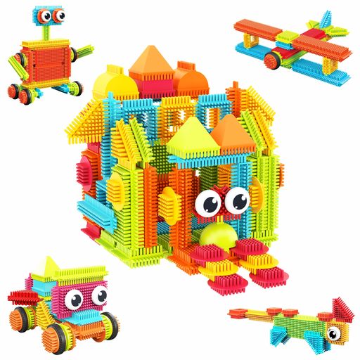 PICASSOTILES HEDGEHOG BLOCK TILES TOY BUILDING BLOCK STACKING INTERLOCK TEETH TOYS CONSTRUCTION SENSORY GIFTS STEM LEARNING