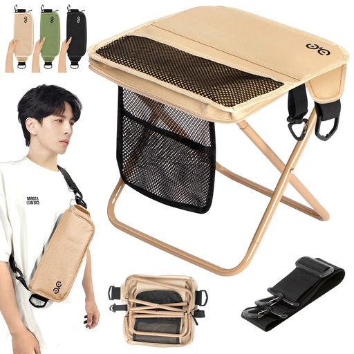 折りたたみ椅子軽量持ち運びCamdoorキャンプチェア【6WAY持ち運びに便利な・耐荷重300kg認定】折り畳み..