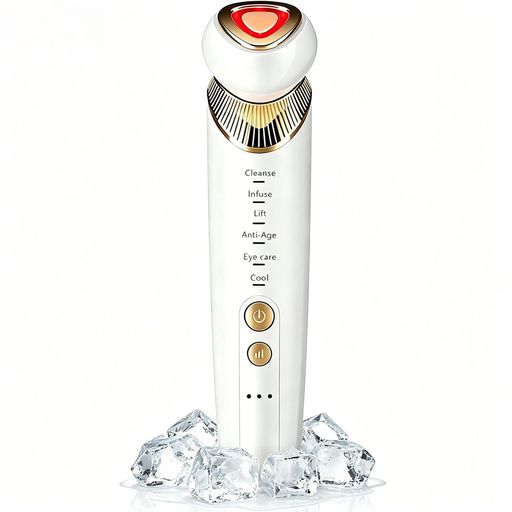 BOJNGEWIN 温冷美顔器 イオン導出 イオン導入 表情筋 リフトケア 毛穴洗浄 EMS 微電流 超音波振動 光エステ 1台多役 6種類モード 3段階レベル 自宅用美顔器 USB充電式 男女兼用