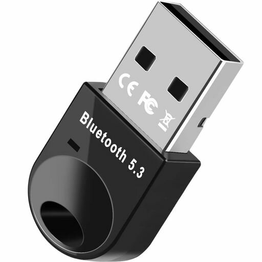 【最先端BLUETOOTH5.3技術】VAVIICLO BLUETOOTH 5.3 USBアダプタ VER5.3 低遅延 無線 省電力 APT-X EDR/LE対応 WINDOWS 11/10/8.1(32/64BIT)対応 MAC非対応