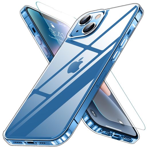 iPhone14 用 ケース クリア カメラレンズ保護付き 耐衝撃 黄ばみ防止 アイフォン14用ケース 米軍MIL規格 耐久性 SGS認証 アイホン14 用 スマホケース ワイヤレス充電対応 あいふぉん14 用 カバ…