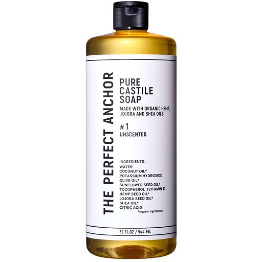 Soaps, Body Washes - ザ・パーフェクトアンカーピュアカスチールソープ944mlアンセンティッド洗顔クレンジングボディソープオーガニック