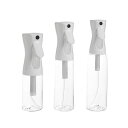 CARPEDIEM スプレーボトル 霧吹き 超微粒子 連続噴射 極細噴霧 観葉植物用 園芸 除菌消毒 美容室 大容量 透明 (3個)