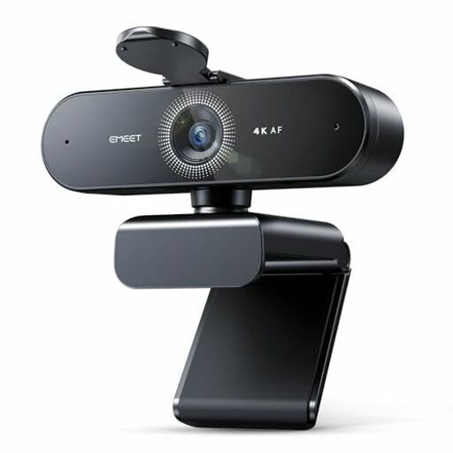 EMEET NOVA 4K webカメラ UHD ウェブカメラ PDAFオートフォーカス デュアルノイズキャンセリングマイク 73° 視野角 pcカメラ 自動光補正 プラグ プレイ プライバシーカバー付き 遠隔会議 ライブ…