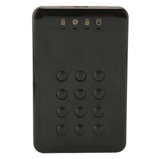 暗号化されたハードドライブエンクロージャ、2.5インチハードドライブキャディ、USB3.0パスワードアクセスハードドライブケース、転送速度5Gbps)用)