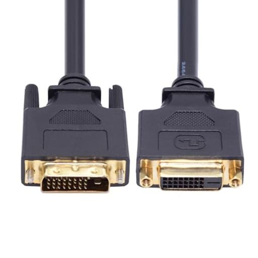 CY CABLE DVI 24+1 オス-メス 延長ケーブル DVI-D デュアルリンク デジタルビデオ モニターグラフィックカード用 50CM DB-005-0.5M-HX