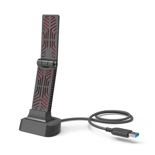 WAVLINKUSB3.0WiFi6アダプター、無線LAN子機、AX1800USB3.0WiFiドングルforPC、デュアルバンド