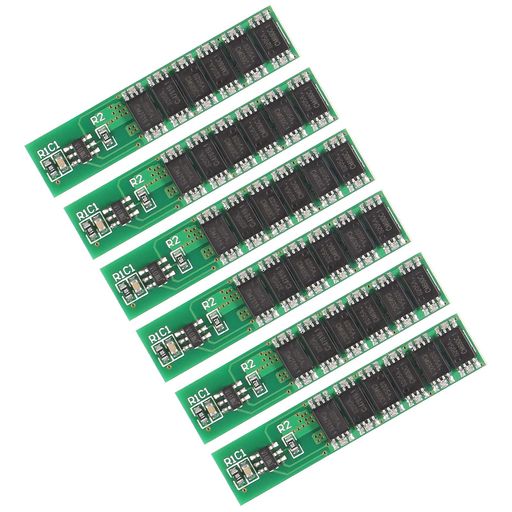ACEIRMC 1S 3.7V 10A 6MOS 18650 充電器 PCB BMS 保護ボード 18650 リチウムイオンリチウムリポバッテリーセル用 (6個)