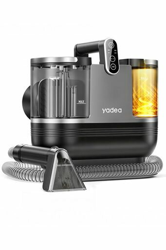【60度お湯生成x15000Pa強力吸引】YadeaR6クリーナー加熱式布洗浄機染み抜きソファ...