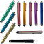 タッチペン スタイラスペン10本セットIPAD/IPHONE/ANDROID/スマートフォン/タブレット 大部分の静電容量式製品に対応します 指で触れずペン クリップ付きスタイラス極細軽量便利で持ち運10色